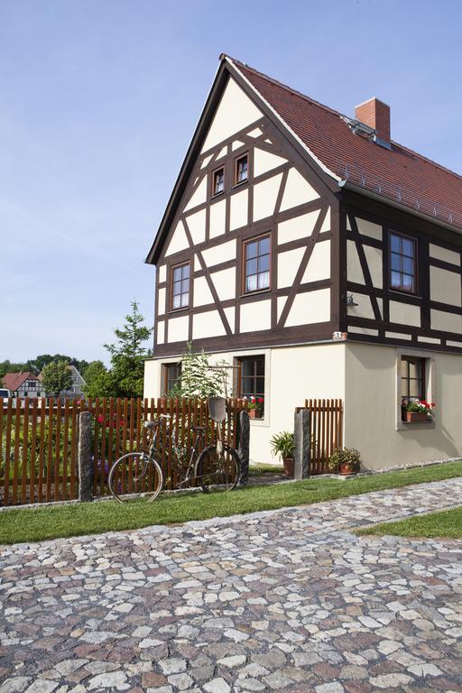 Pension Alte Schmiede Zabeltitz Exterior photo
