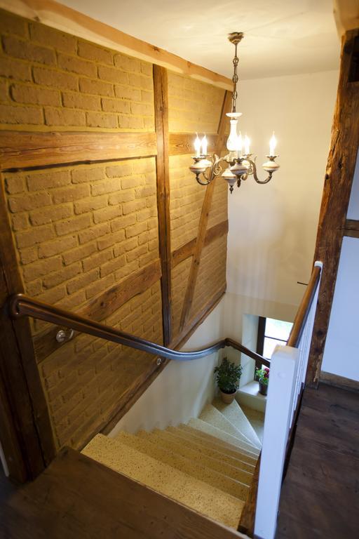 Pension Alte Schmiede Zabeltitz Exterior photo